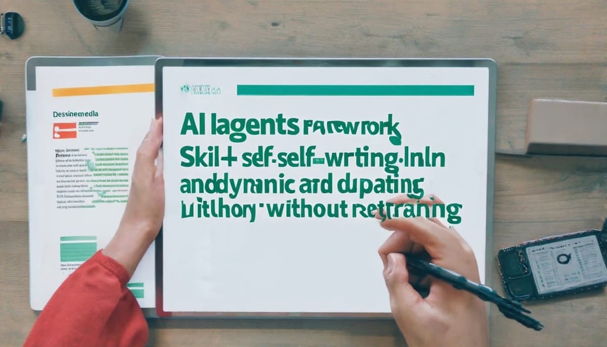 AI 代理人新框架：無需重新訓練即可實現技能自我改寫與動態更新