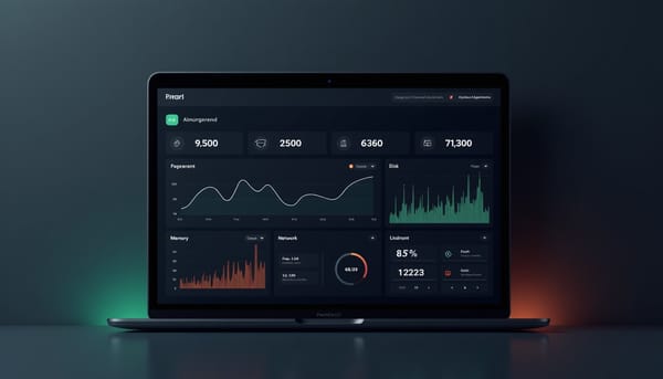 FastAPI Docker 監控面板即時系統指標儀表