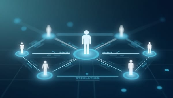 多代理人內部評估與發言分離示意