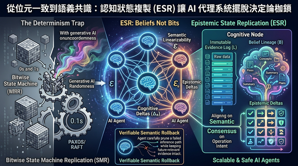 Epistemic State Replication (ESR) diagram.