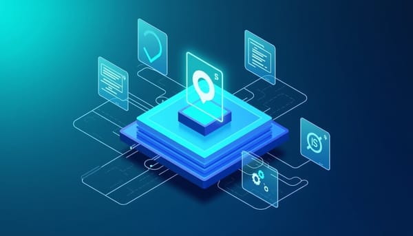多模型 AI 知識平台介面示意